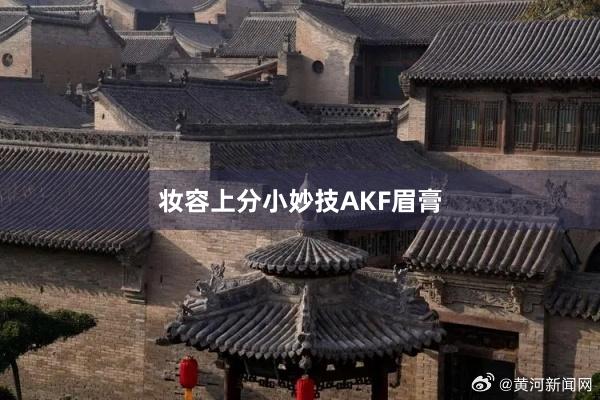 妆容上分小妙技AKF眉膏
