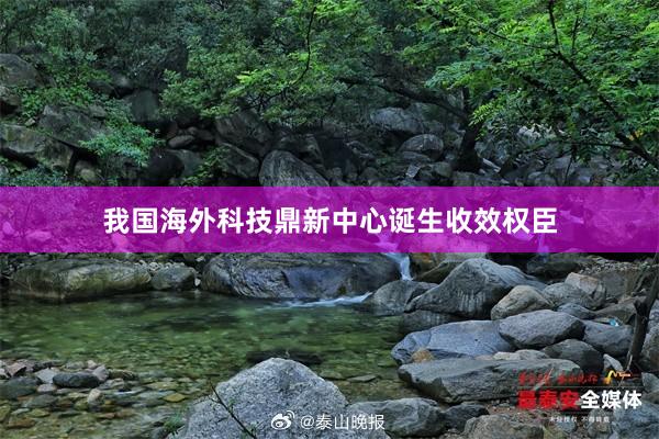 我国海外科技鼎新中心诞生收效权臣