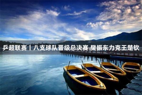 乒超联赛丨八支球队晋级总决赛 樊振东力克王楚钦